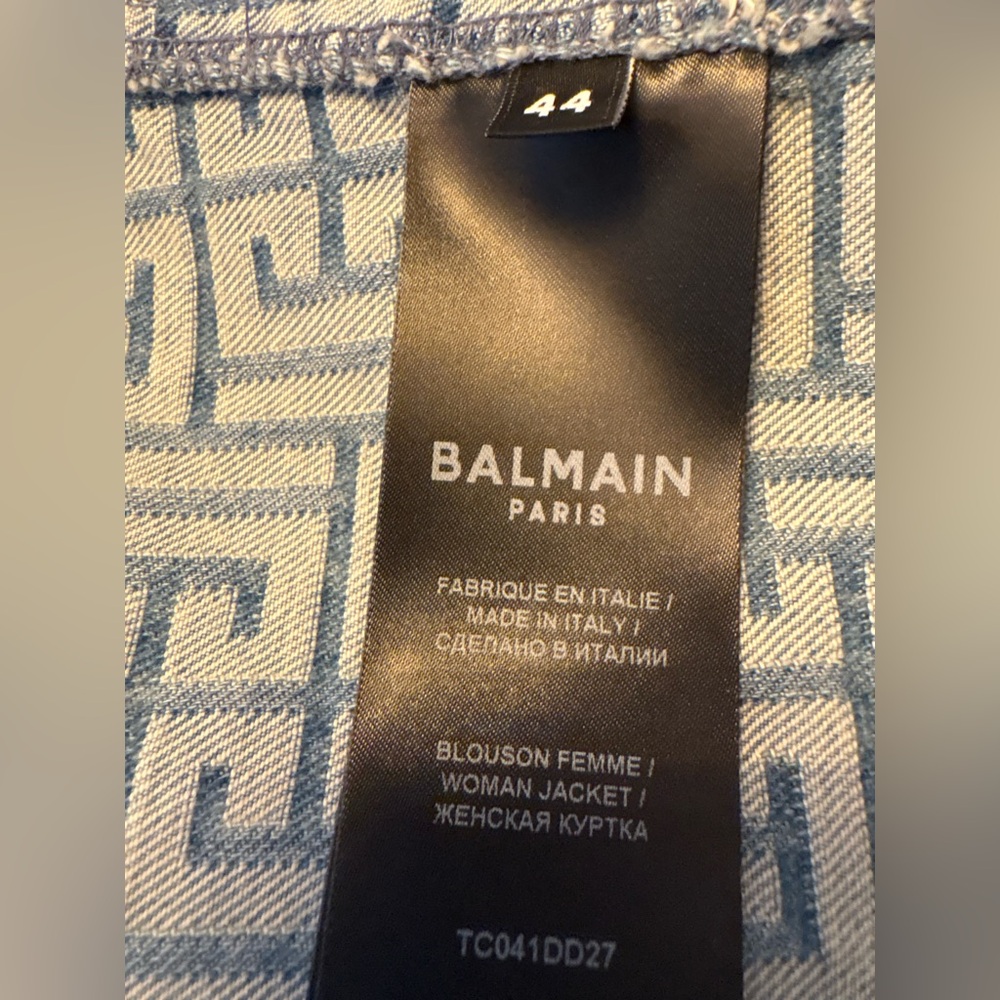 Authentic Balmain Denim Jacket - image 5